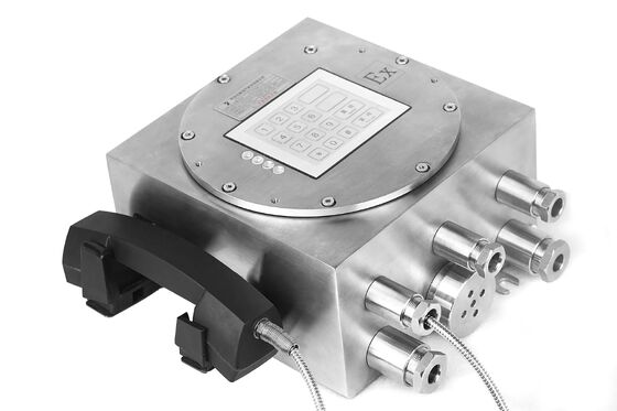 購入 ステンレス鋼製産業用防爆電話機（強力なノイズキャンセリングおよびIP66保護機能付き） オンライン製造