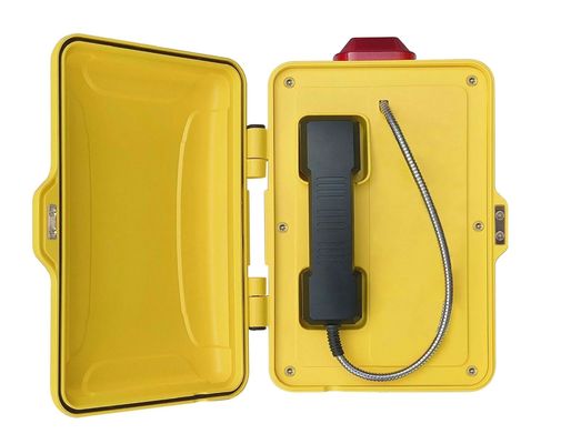 IP68保護産業用耐候性電話、30W内蔵アンプおよび壁掛け/ポールマウント付き